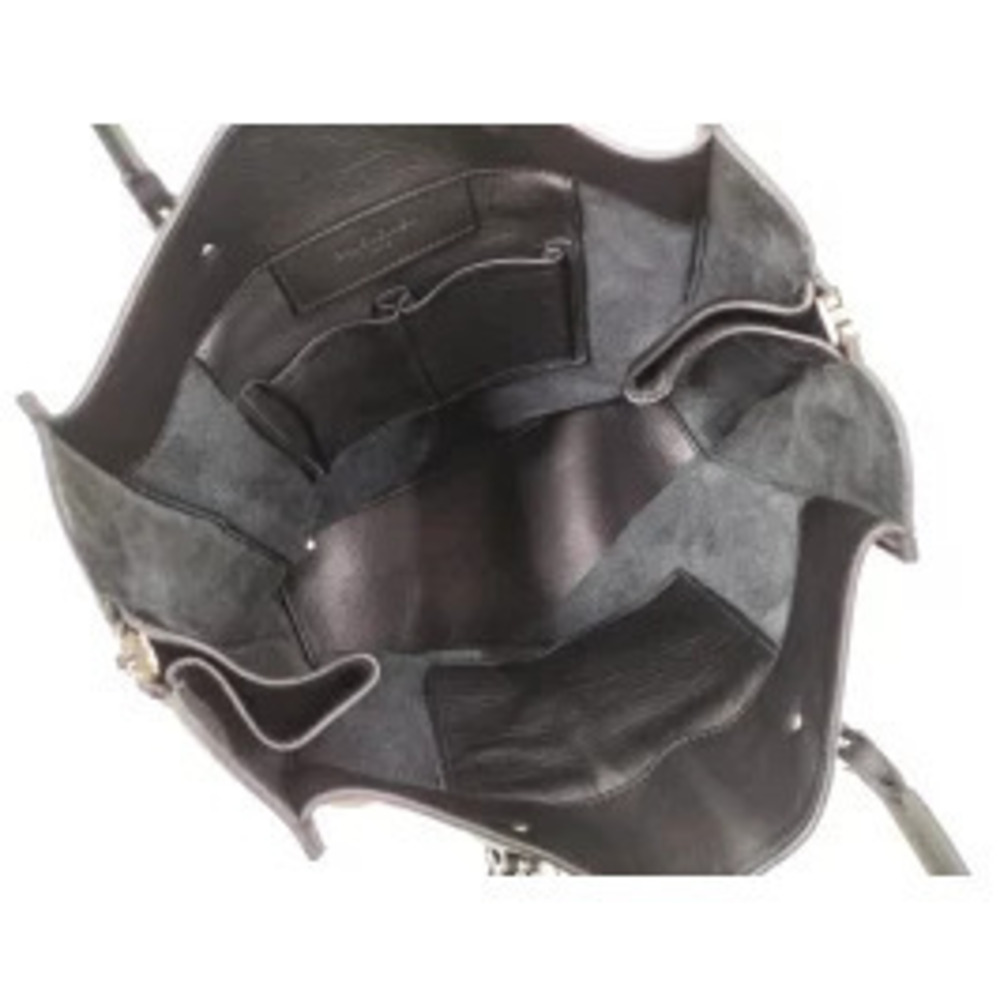 BALENCIAGA The Paper Handbag Leather Black - Picture 9 of 9